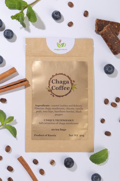 Chaga Coffee "50 Tea Bags".