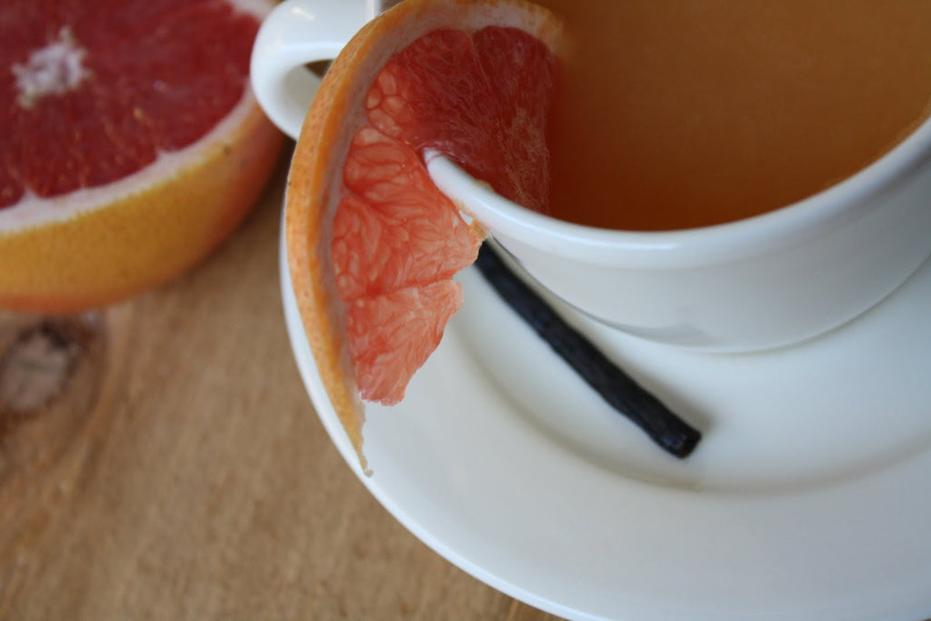 Chaga Tea with Grapefruit